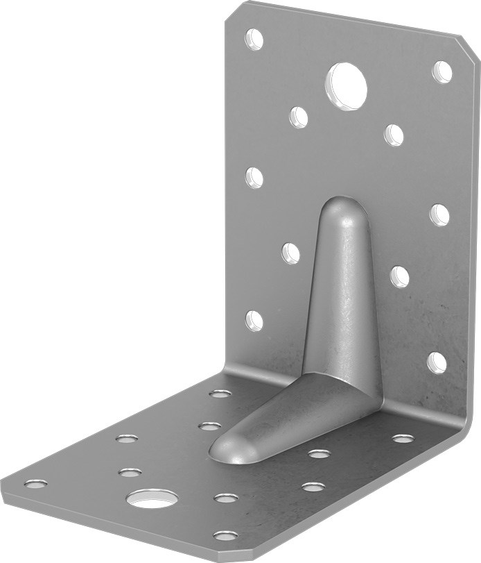 GH Angle Brackets Type 65 90x90x65x2,5 with rib, Hole 13