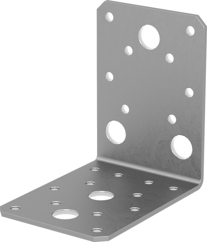 GH Winkelverbinder Typ 65/90 ohne Steg Ø13 90x90x65x2,5